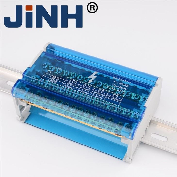 Din Rail Copper Distribution Blocks