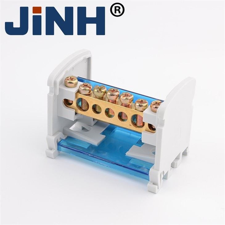 Blocco di distribuzione su guida DIN terminale JH8207